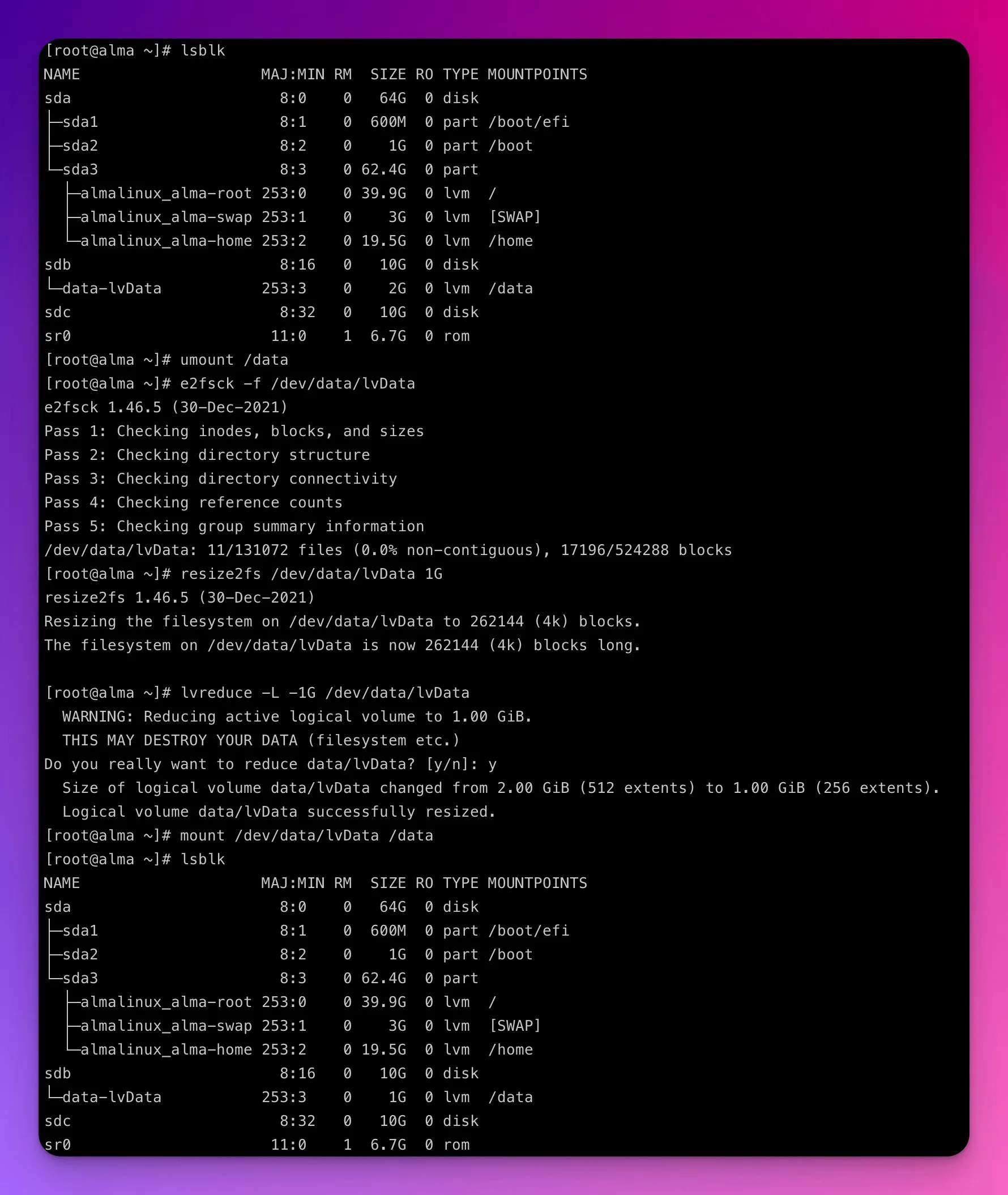 lvreduce
